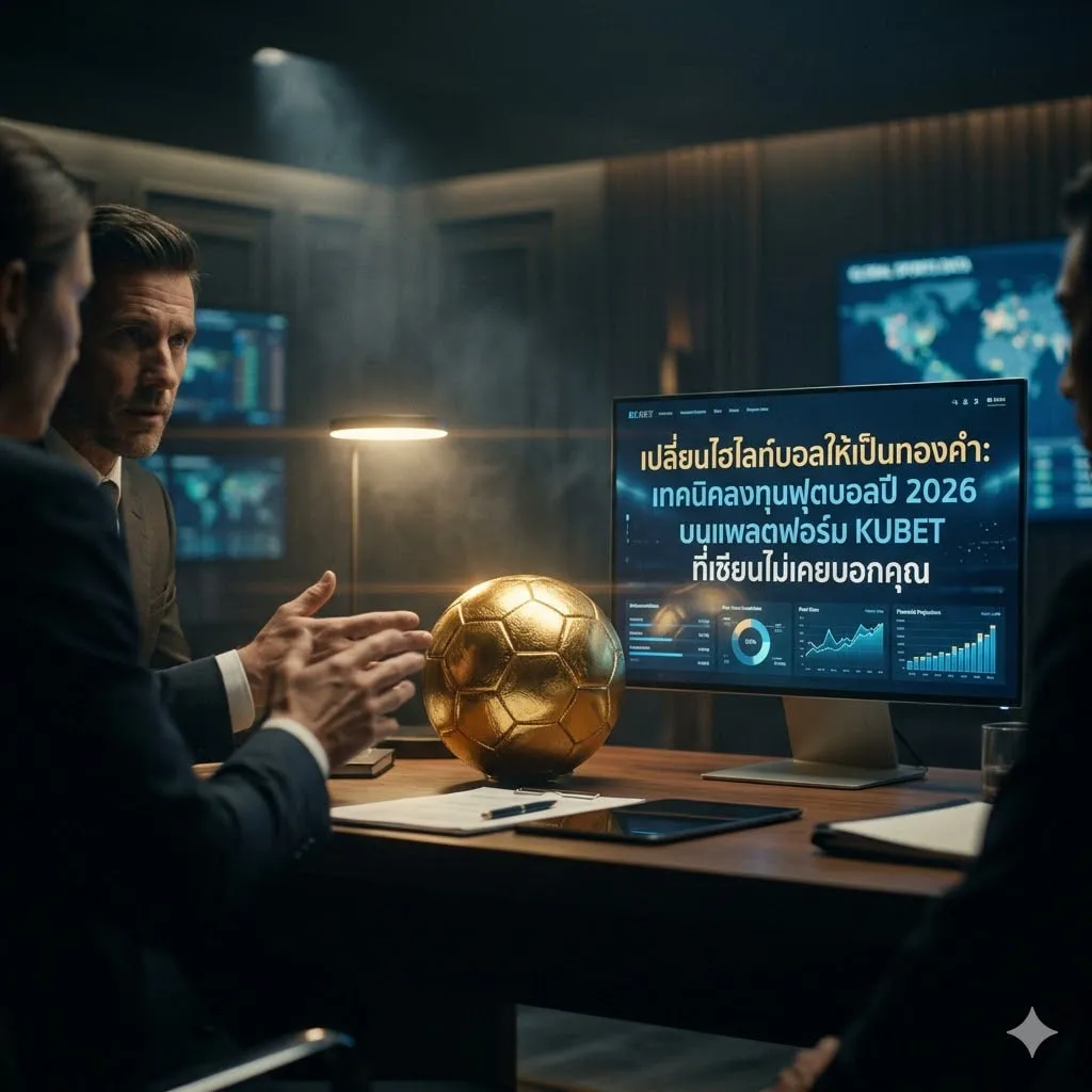 เปลี่ยนไฮไลท์บอลให้เป็นทองคำ เทคนิคลงทุนฟุตบอลปี 2026 บนแพลตฟอร์ม KUBET ที่เซียนไม่เคยบอกคุณ